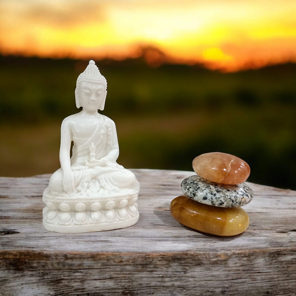 Thumbnail: Buddha and Zen Stone Stack