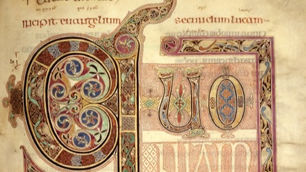 OS EVANGELHOS DE LINDISFARNE, CUJA CAPA FORA ROUBADA PELOS VIKINGS