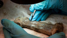 PIECES OF AN ORNAMENTAL VIKING AGE SWORD REUNITED BY SPECIALISTS