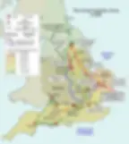 Livros Vikings | Mapa da rota do Grande Exército Pagão na Inglaterra, por David Hill, 2022. Fonte: Wikimedia Commons.