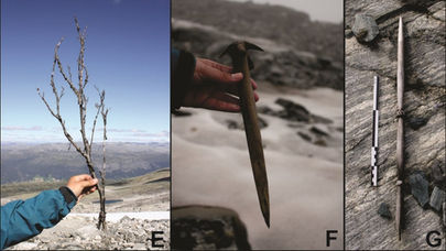 O DERRETIMENTO DO GELO REVELA ARTEFATOS VIKINGS PERDIDOS NAS MONTANHAS