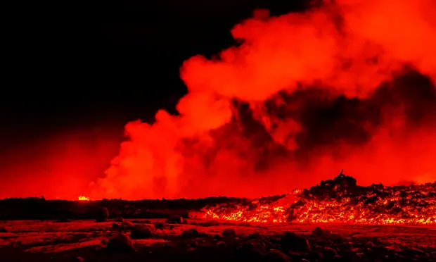 O vulcão Bárðarbunga da Islândia, cujo nome por ser derivado do gaélico bàrd. —Imagem: Arctic-Images/Corbis