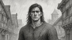 Livros Vikings | Þórvaldr konungr na consumação de sua vingança em York em 867 d.C. — Crédito da Imagem: A Saga de Þórvaldr, o Forte / Sora