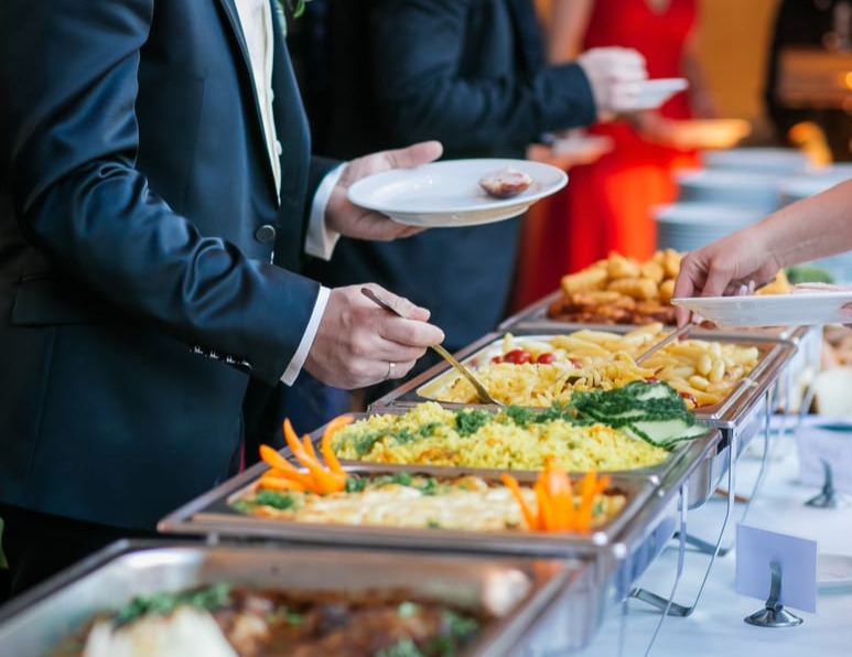 Arranged Food and Objects
