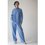 Thumbnail: Relaxed Oversized Shirt & Wide-Leg Trousers Set - Serenity Blue