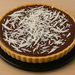 Large Chocolate Caramel Pie