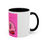 Thumbnail: Kirby Couple Pink Anime Coffee Mug — Cute Pink  Mug (Happy Valentine's Day)