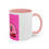 Thumbnail: Kirby Couple Pink Anime Coffee Mug — Cute Pink  Mug (Happy Valentine's Day)
