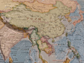 立体地図、大好評！