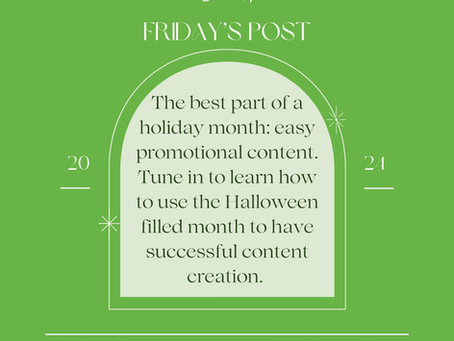 Using the Month to your Advantage: Marketing your Book