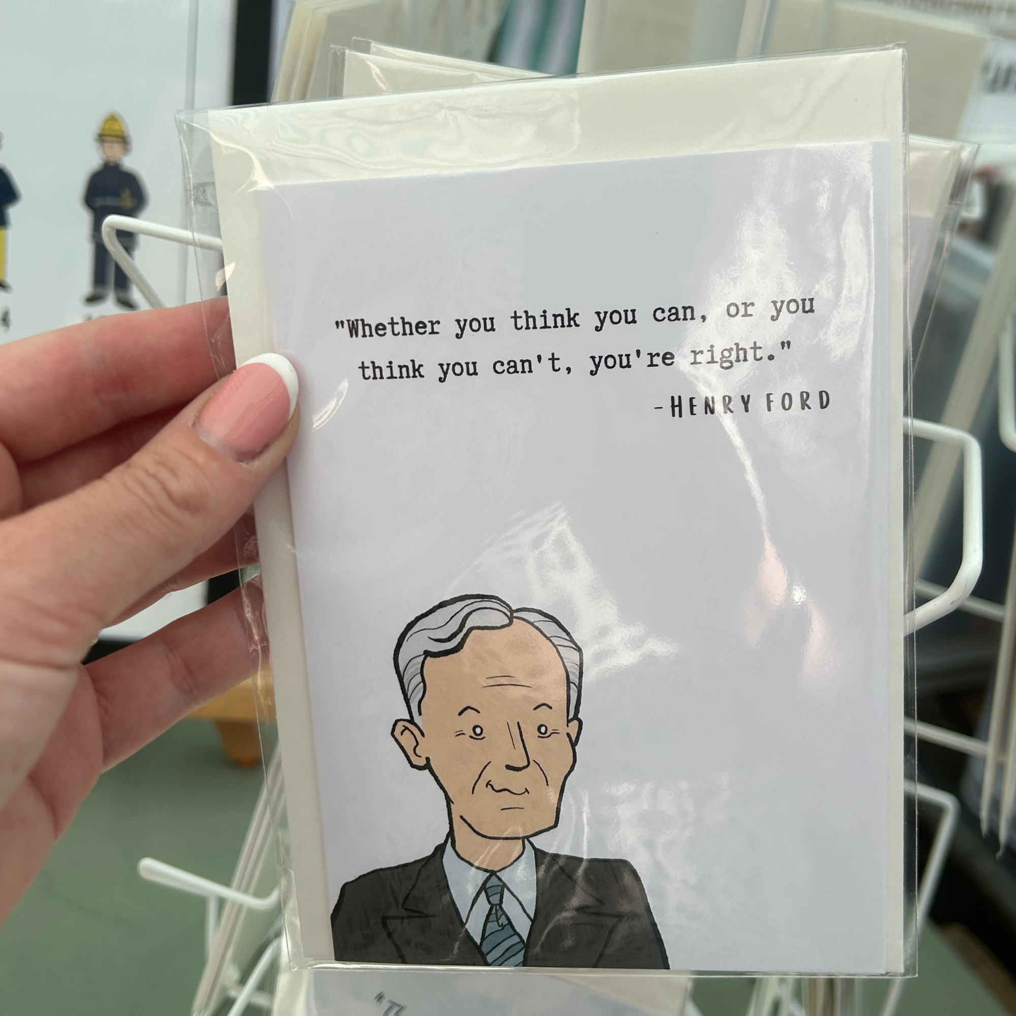 Henry Ford Greetings Card