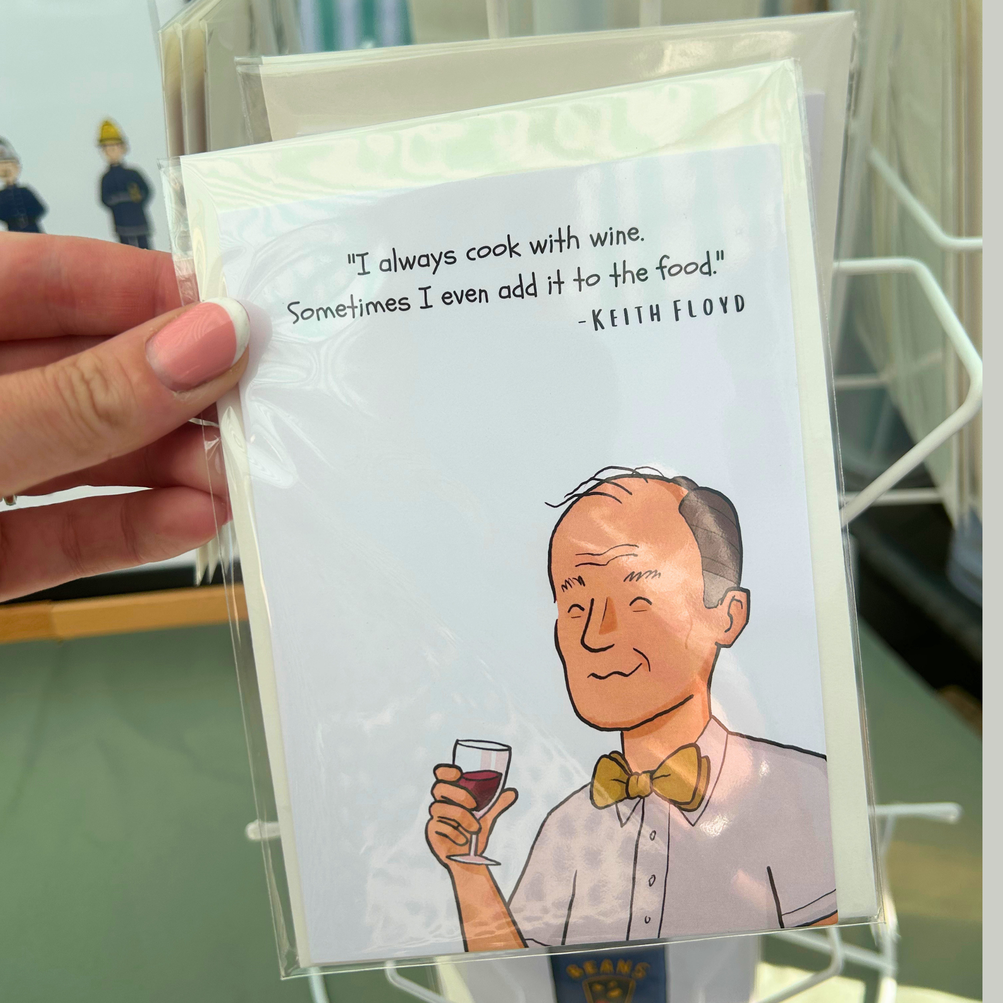 Keith Floyd Greetings Card