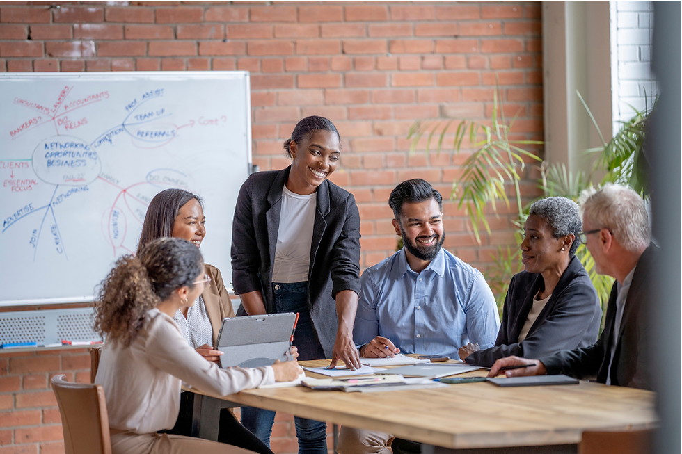 TCI Consultants meeting with clients