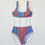 Miniatura: Bikini estampado de rayas