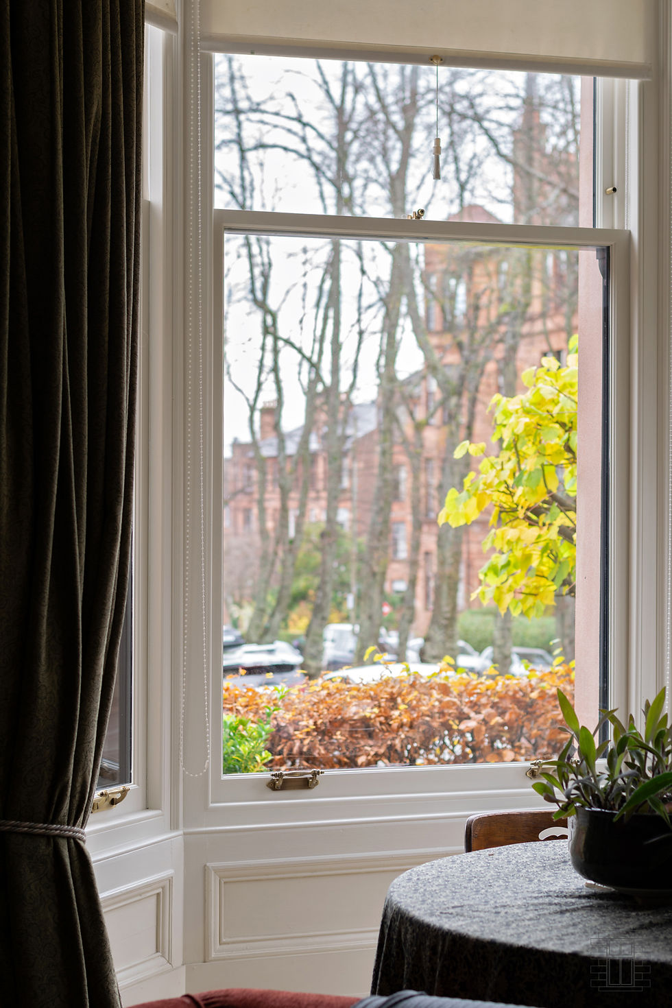 New double-glazed timber sash window installation, Hyndland Glasgow