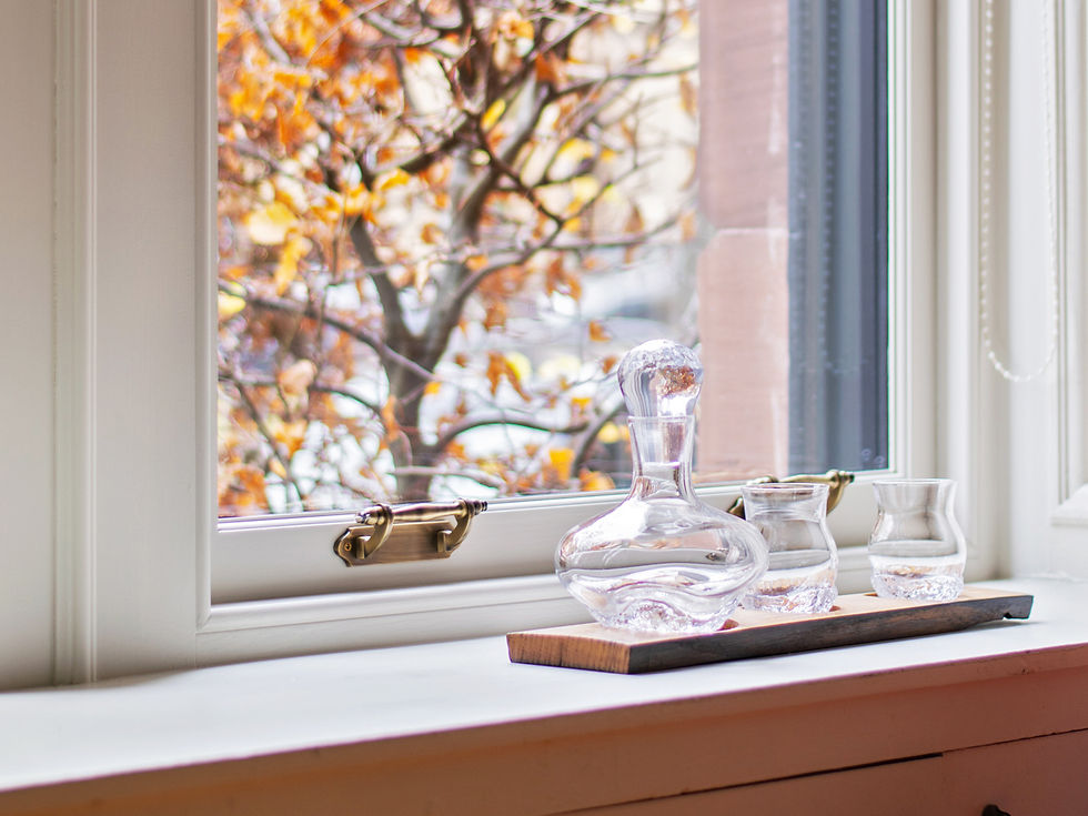 Energy-efficient sash and case windows improving natural light and comfort