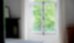 Heritage casement window overlooking the garden in Pollokshields