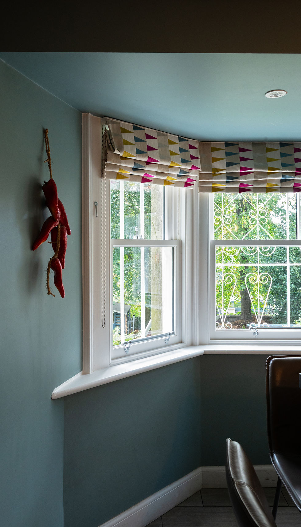 Bespoke Sash Windows in Kitchen Bay