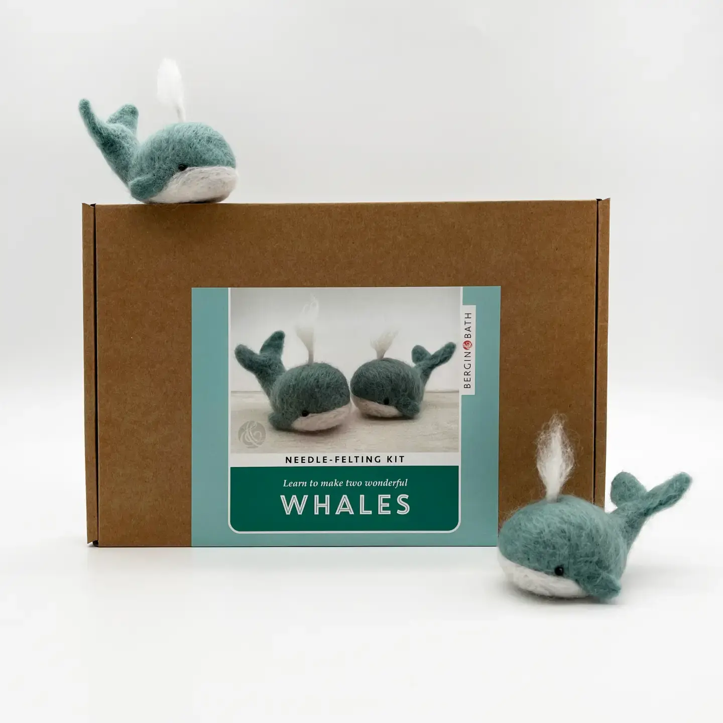 Needle Felting Kit- Whales