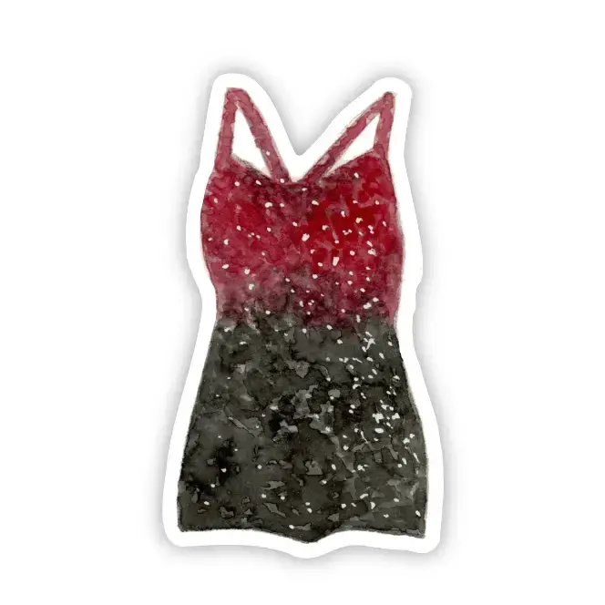 Taylor Swift Red Costume Sticker