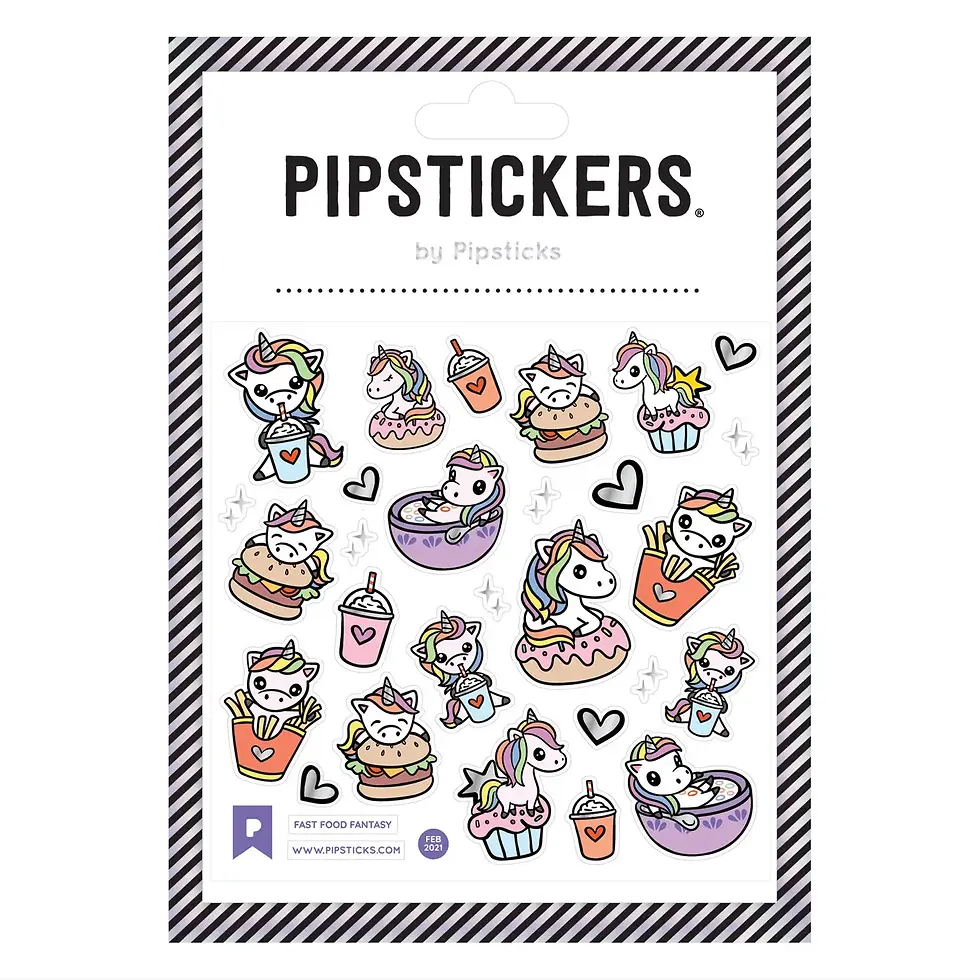 Precious Fast Food Fantasy Pipstickers 4x4