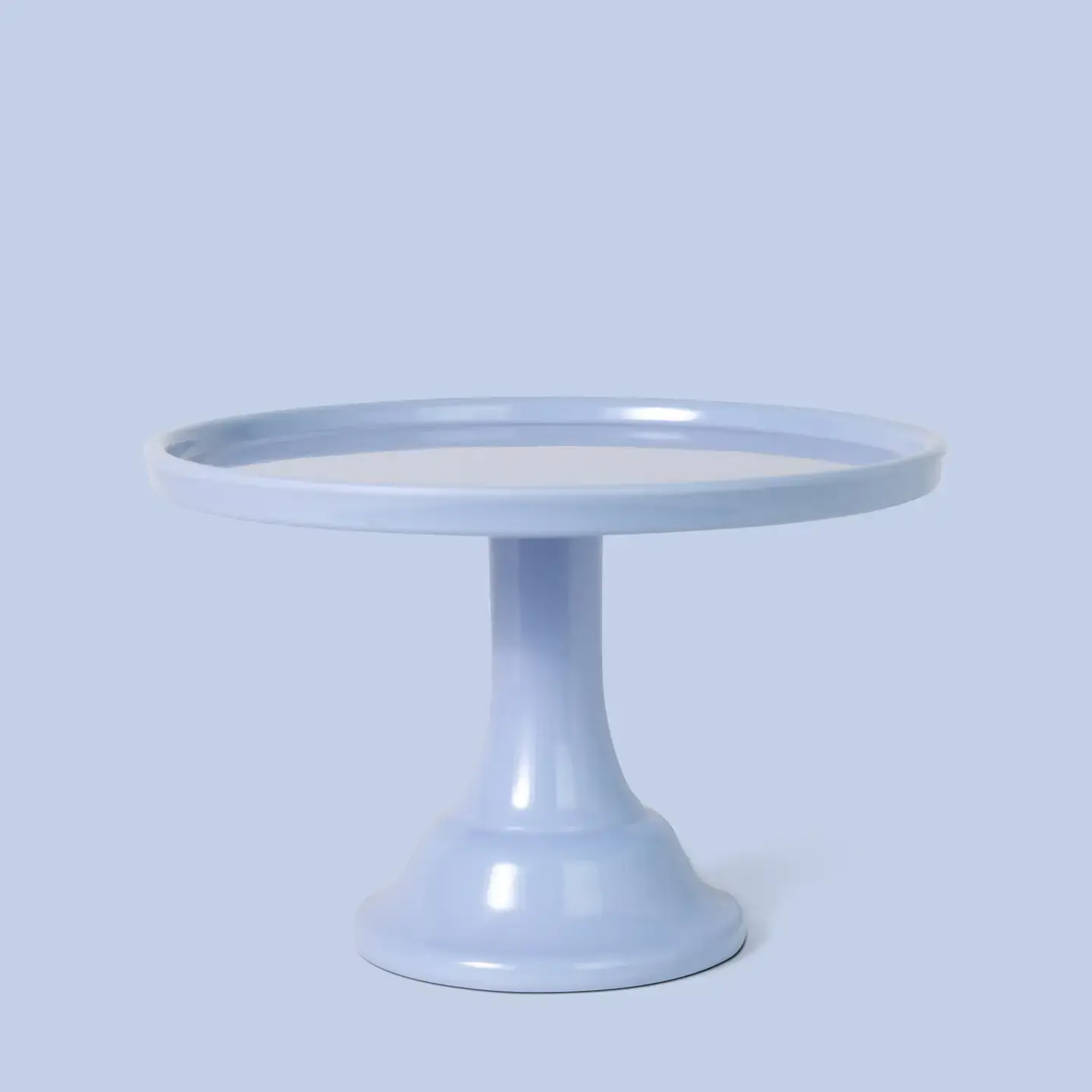 Melamine Cake Stand Small- Wedgewood Blue 8.5 Inch