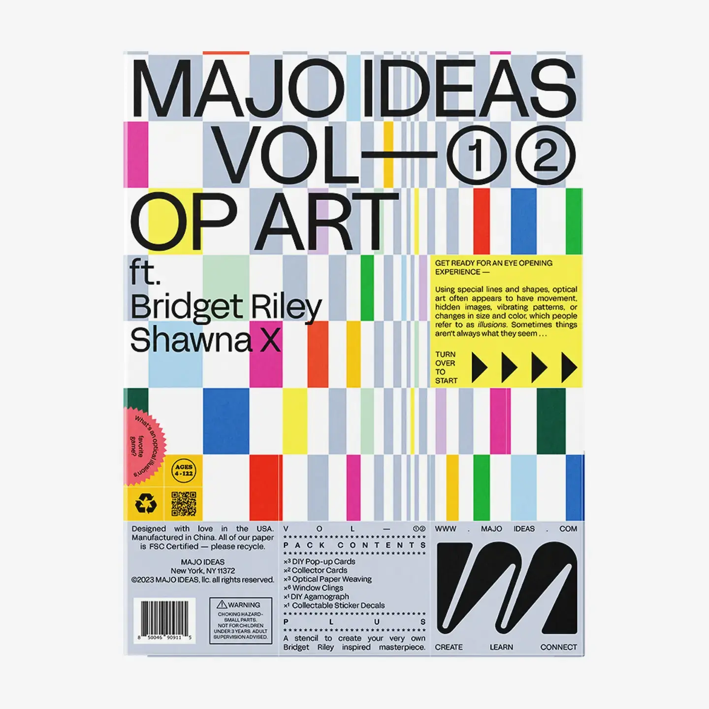 Majo Ideas Vol ①② — Op Art Sticker Based Art Pack
