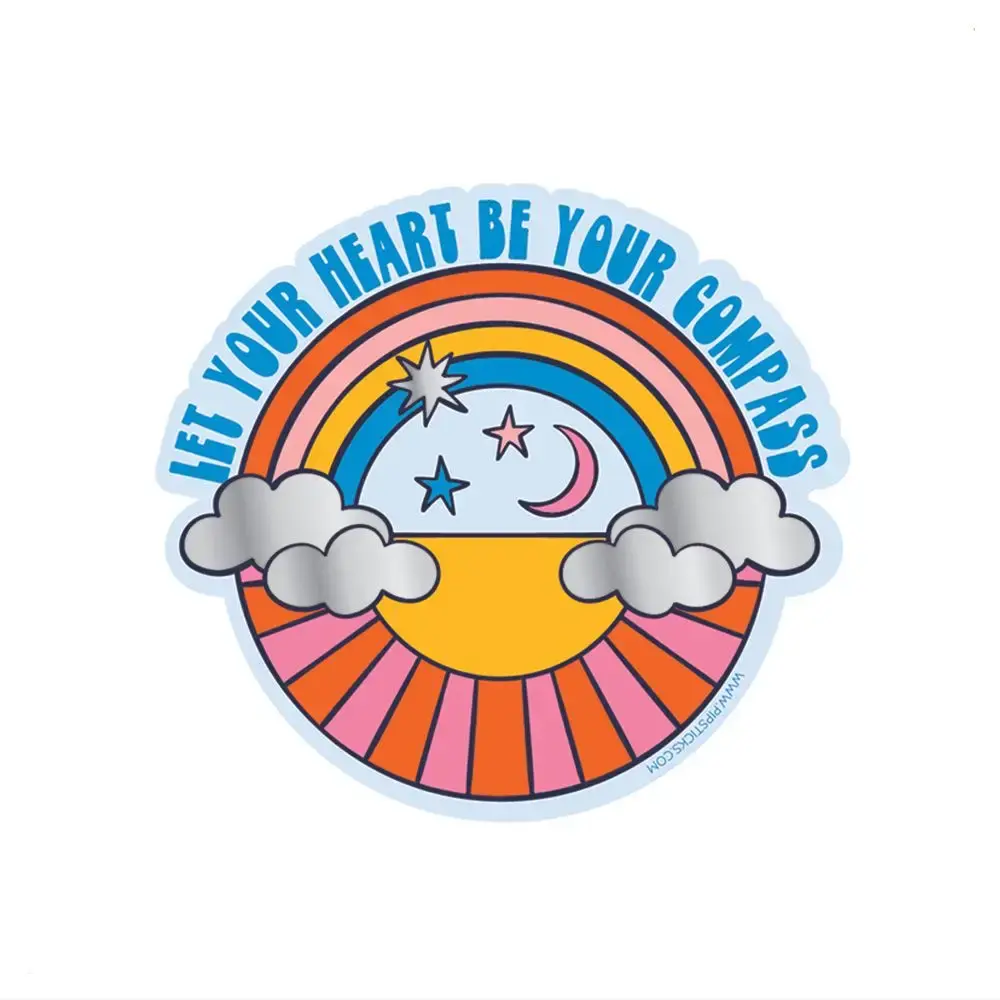 Let Your Heart Be Your Compass Vinyl Sticker