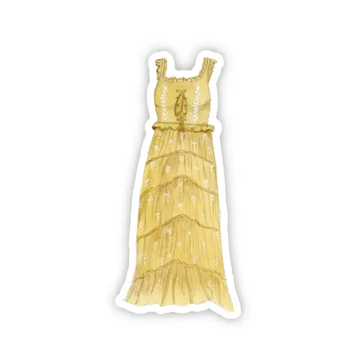 Taylor Swift Evermore Dress Sticker