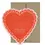 Thumbnail: Rose Heart Amour Collection Die Cut Card by Isatopia
