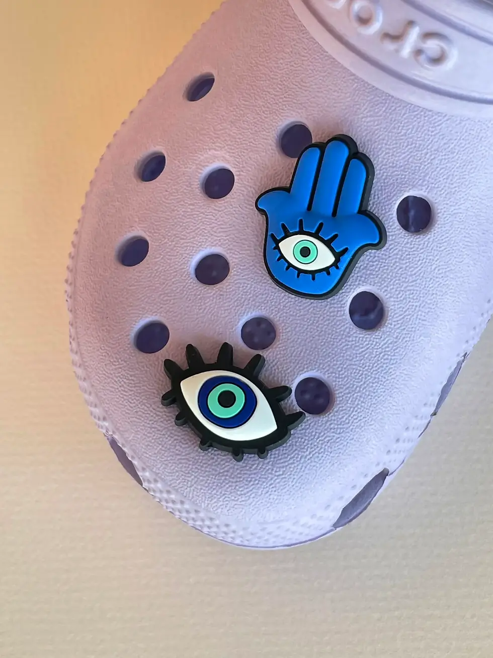 Thumbnail: Evil Eye Croc Clog Charms