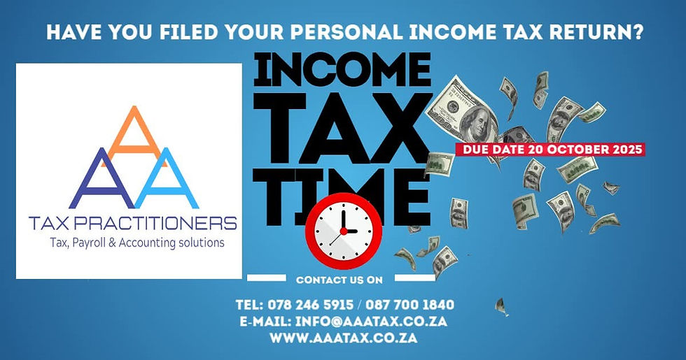 2025 Tax Year Deadline approaching