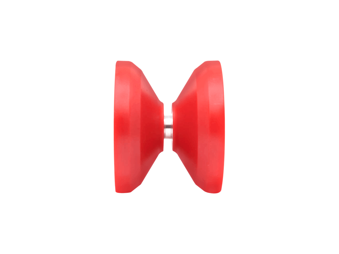 Yoyo Nine Dragons Red Black Silver Front View