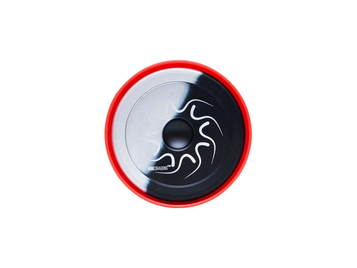 Yoyo Nine Dragons Red Black Silver Side View