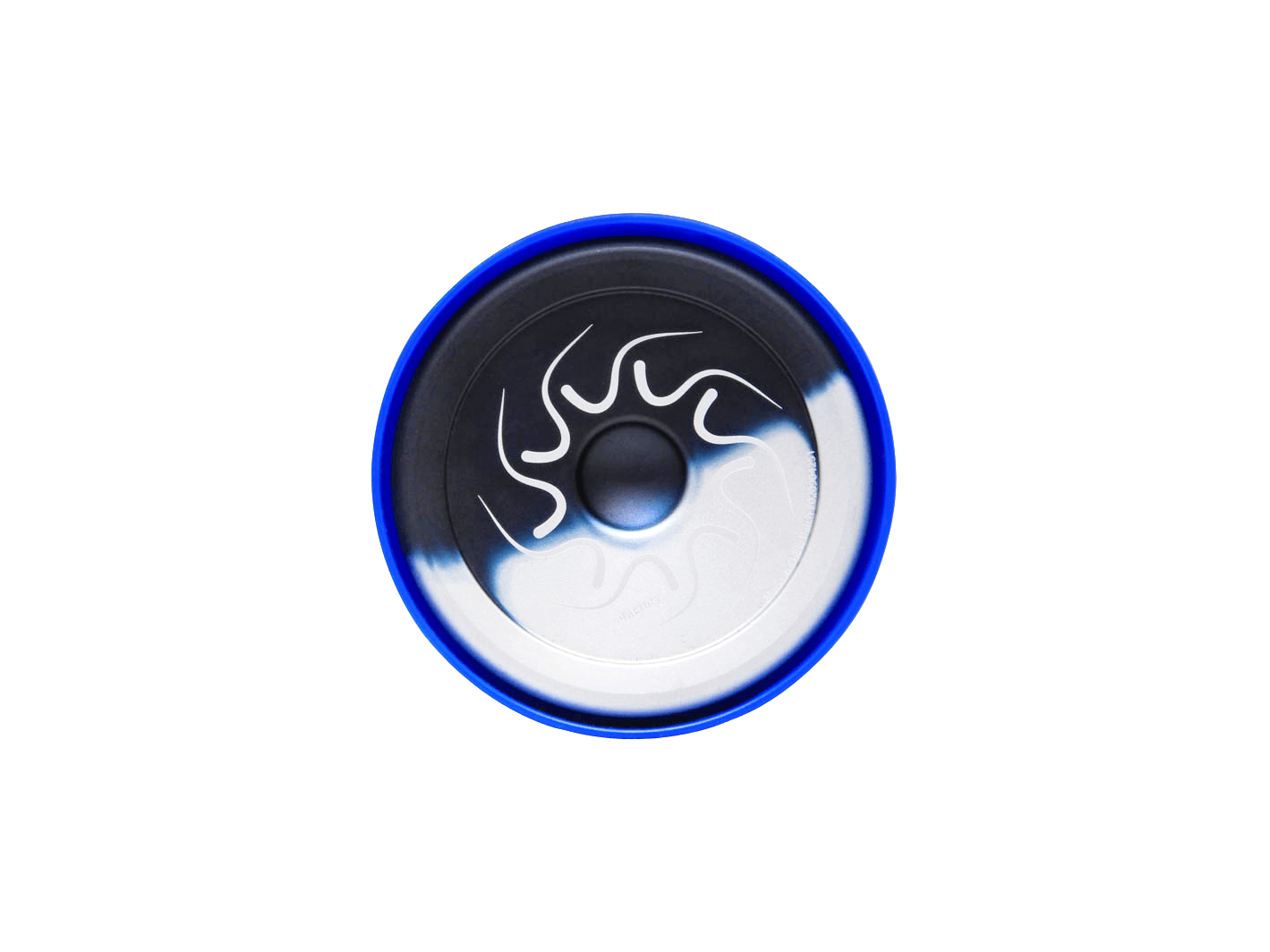 Yoyo Nine Dragons Blue Black Silver Side View