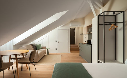 Chambre de LimeHome à Versailles - Tripode Architecture