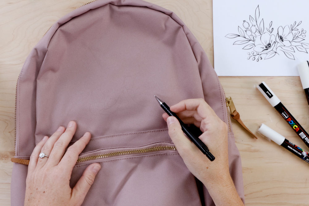Drawing On My Backpack!