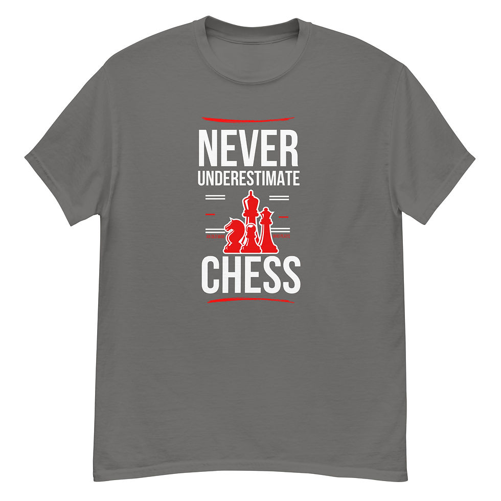 Thumbnail: Never Underestimate Chess | Unisex classic tee