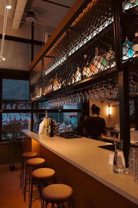 Post handover pictures of our stunning Bourke St restaurant fitout.