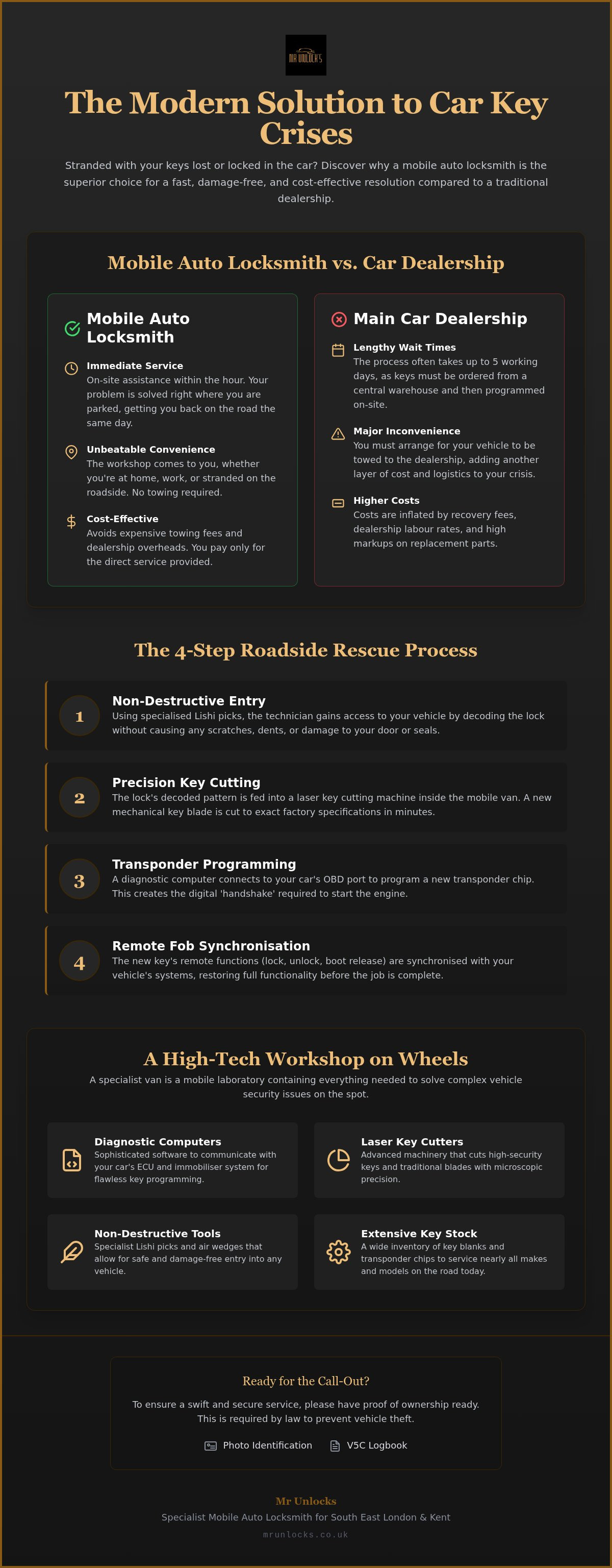 Mobile auto locksmith