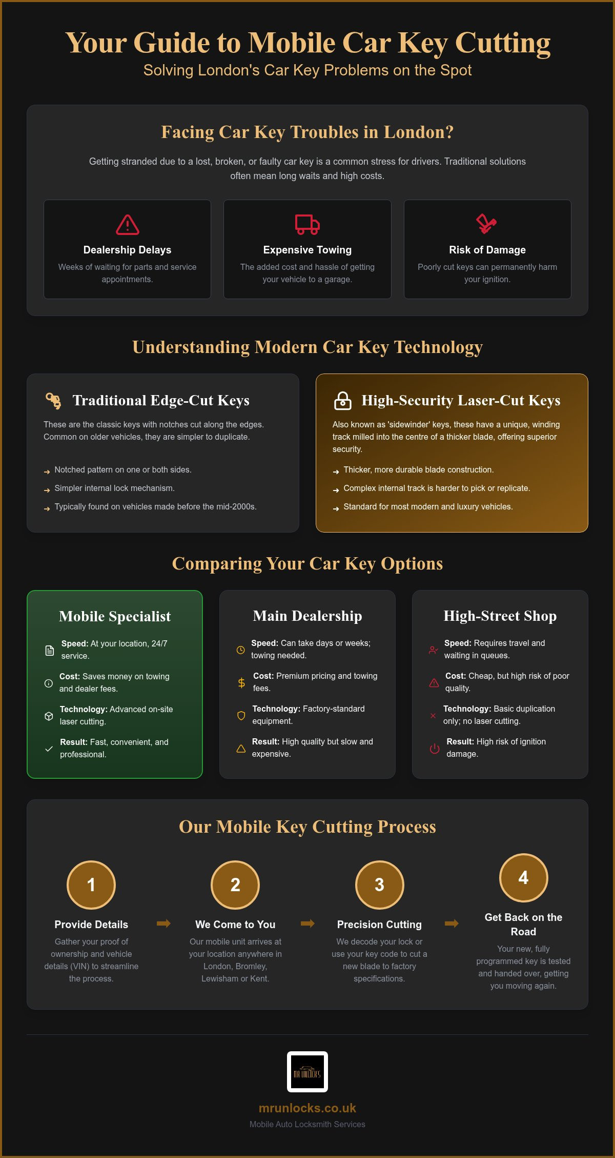 Car key cutting service London