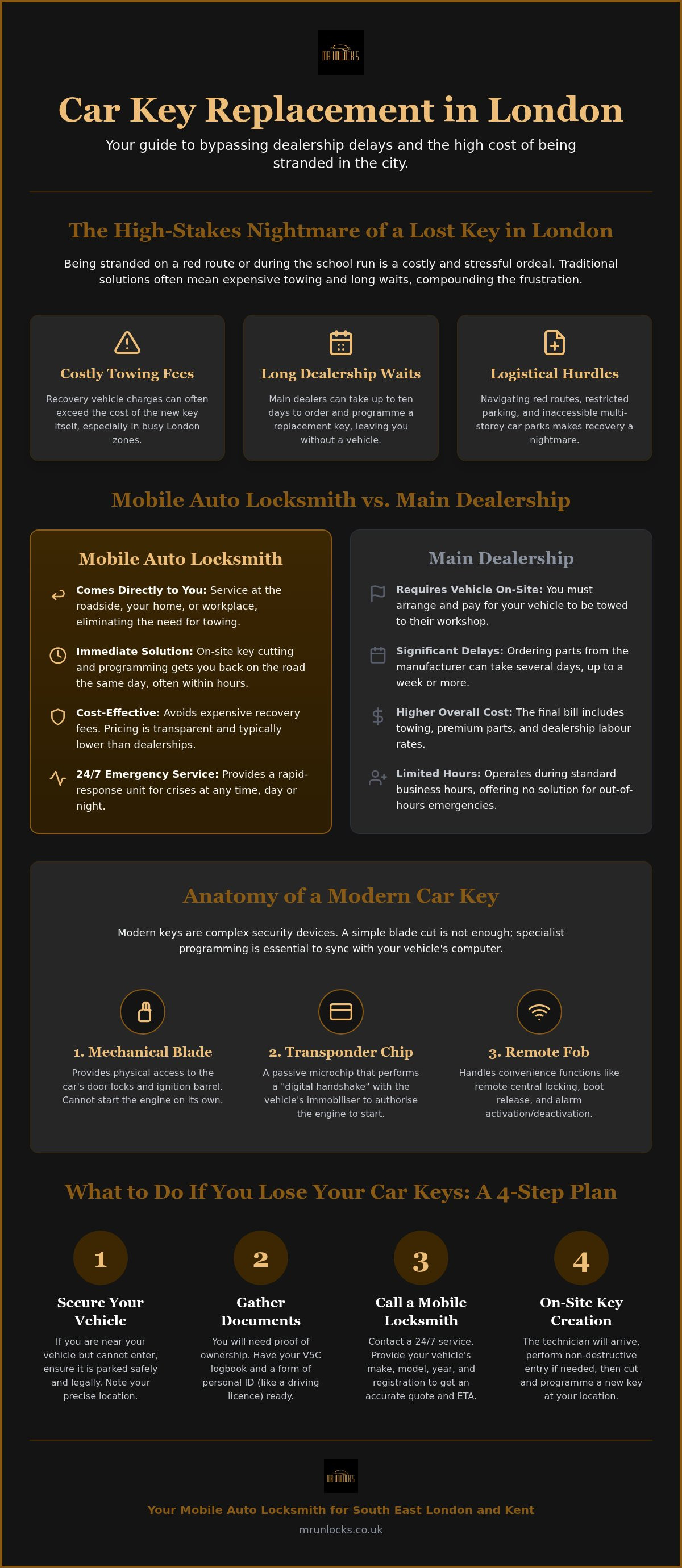 Car key replacement London