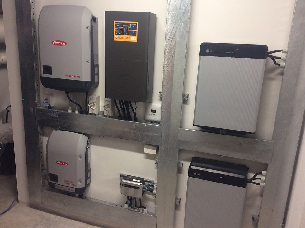 Hybrid system - backup battery