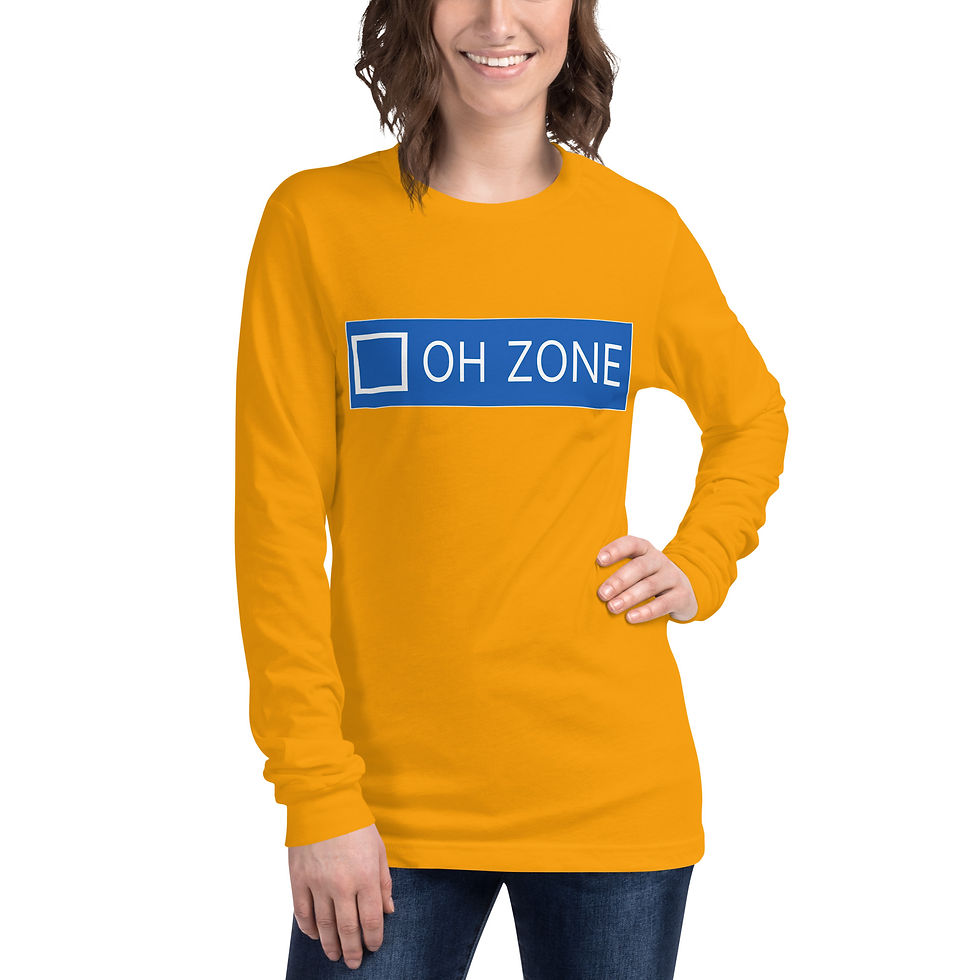 Thumbnail: Oh Zone - Mt. Baker, WA Unisex Long Sleeve Tee