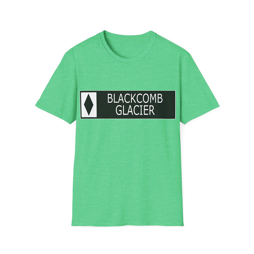 Thumbnail: Men's - Blackcomb Glacier Ski Run T-Shirt - Whistler, British Columbia