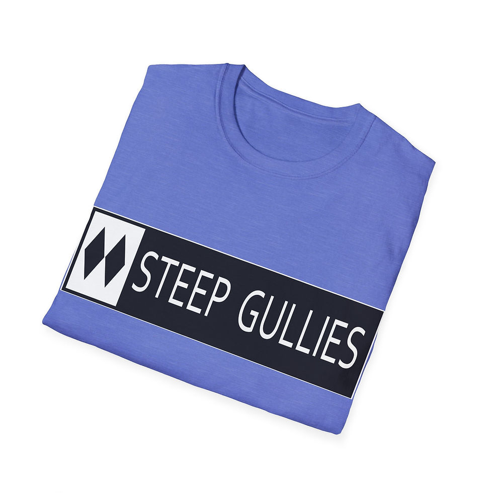 Thumbnail: Men's - Steep Gullies Ski Run T-Shirt - Arapahoe Basin, Colorado
