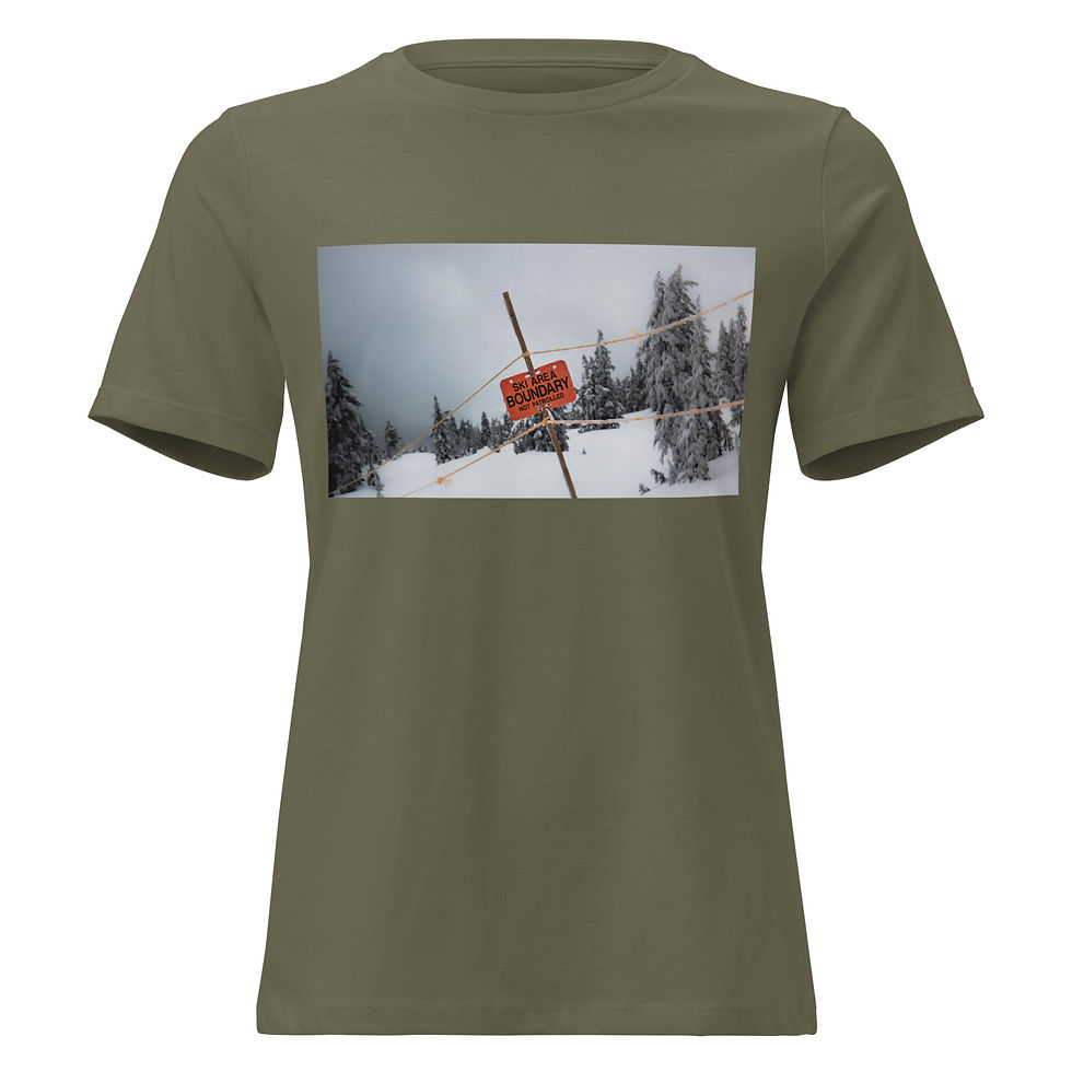 Thumbnail: Boundary Graphic Women's Relaxed T-Shirt