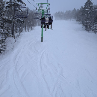 The lift up Mount Bohemia