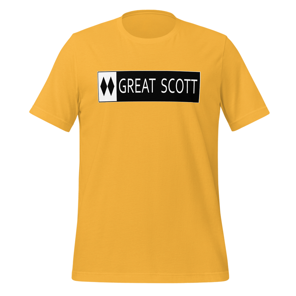 Thumbnail: Yellow Great Scott Snowbird UT Unisex T-Shirt