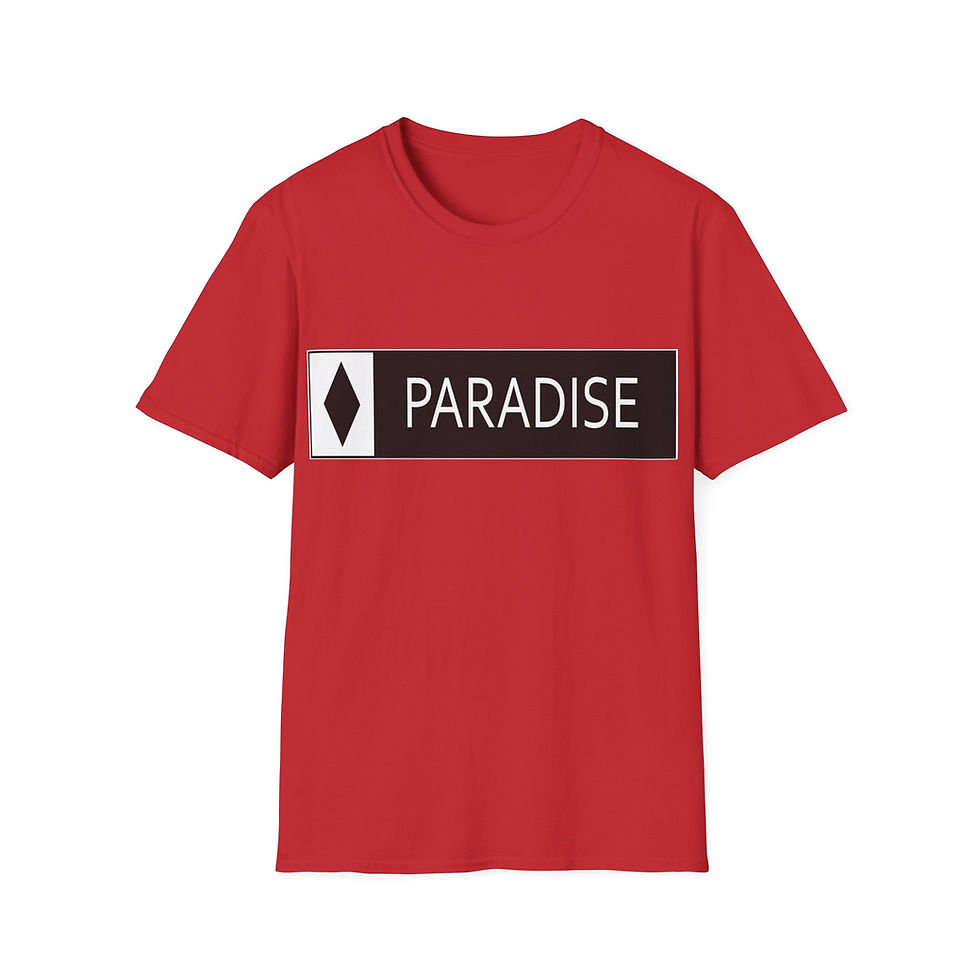 Thumbnail: Men's - Paradise Black Diamond Ski T-Shirt - Mad River Glen, Vermont